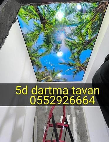 5D dartma tavan – interyerinizə dərinlik və panoramik effekt qatan