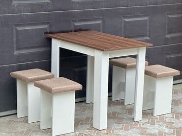 yazı masa: Mətbəx üçün, Yeni, 4 stul — 2