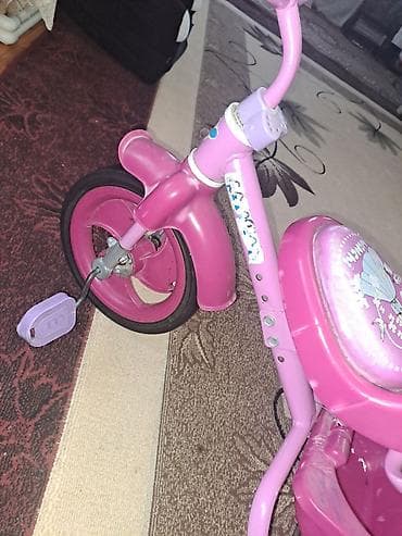 kreditle velosiped satisi: Uşaq üçtəkərli velosipedi - Rəng: çəhrayı/bənövşəyi tonlarda - 3 — 3