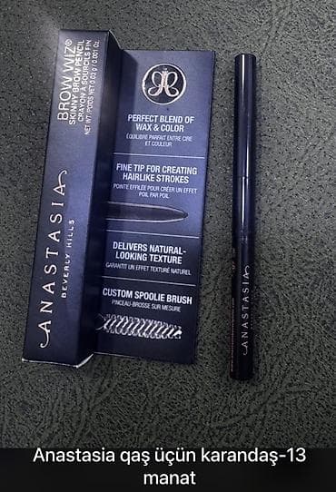 ing azeri tercume: Anastasia Beverly Hills Brow Wiz – qaş üçün incə uclu karandaş. - Mum — 1