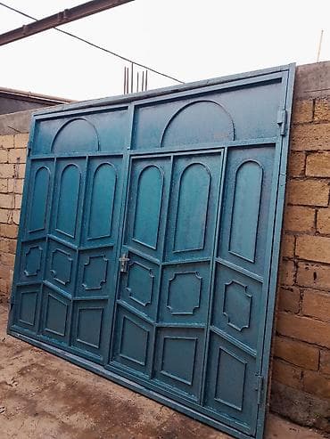 lis dəmir: Dəmir Həyət darvazası, Mexaniki, Qapı ilə, rəng - Mavi, Kredit yoxdur — 5