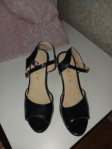 ayaqqab: Ölçü: 37.5, rəng - Qara, İşlənmiş — 3