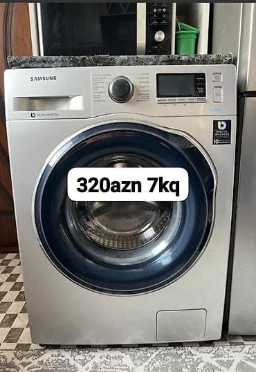 Стиральная машина Samsung, 7 кг, Автомат, Без сушки at lalafo.az Стиральная машина Samsung, 7 кг, Автомат, Без сушки