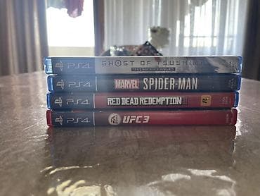 ps4 kaset: PS4 üçün oyun diskləri dəsti - Ghost of Tsushima (Türkçe kapak — 1