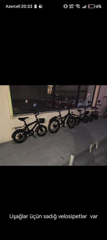 Boşqablar: Uşaqlar üçün velosipedlər - Rəng: tam qara - Ölçülər: müxtəlif uşaq — 2