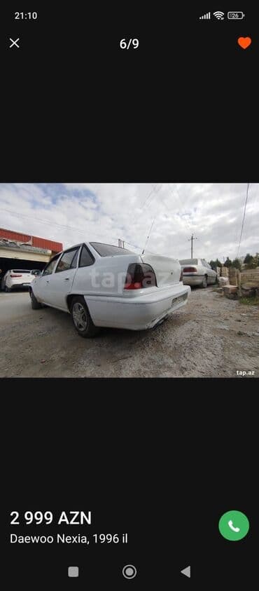 masin pribor isiqlari: Daewoo Nexia: 1.5 l | 1996 il Sedan — 4