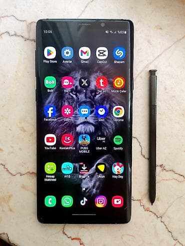 iped mini 6: Samsung Galaxy Note 9, 128 GB, rəng - Qara, Barmaq izi, Simsiz şarj, İki sim kartlı — 2