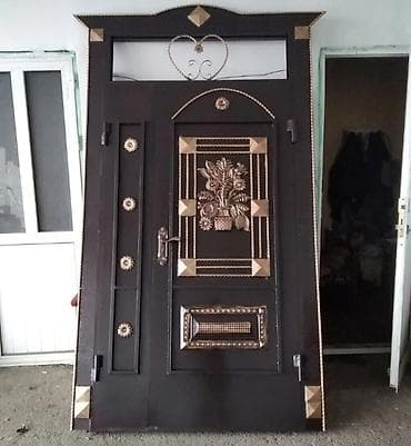 qapi dekoru: Metal qapılar – dekorativ naxışlı, təhlükəsiz və davamlı - Material — 5