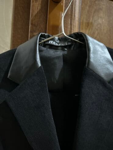 велюровые мужские спортивные костюмы: Мужской костюм, Демисезон, цвет - Черный — 4