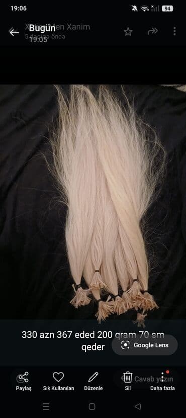 хеликс оригинал цена в оше: Sac satilir. tebii. uzunluq 70 sm wekildeki kimidi. qivirciq — 3