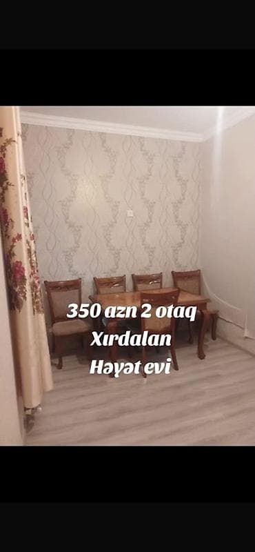 ev kirayəsi: Ev xırdalanda 8 nömrəli məktəbə yaxın yerləşir birinci ay 350 növbəti — 6