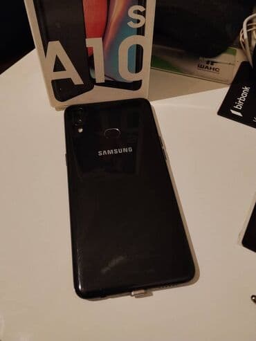 samsung 4s: Samsung Galaxy A10s, 64 GB, rəng - Qara, Sensor, Barmaq izi, İki sim kartlı — 3