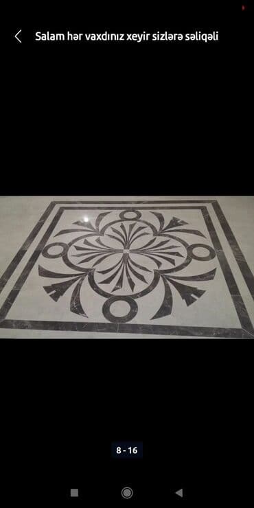 наливной пол баку цена: Salam kafel metlax kabançik travertin kerma qranit mərmər — 7