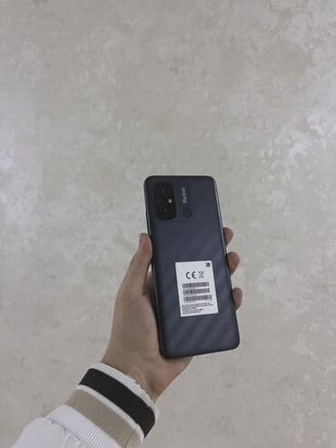 Redmi 12C, 64 GB, rəng - Göy, Barmaq izi