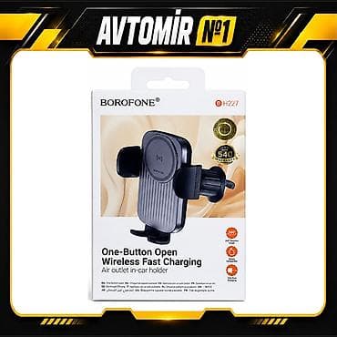 dire: BOROFONE BH221 simsiz şarjlı avtomobil telefon tutacağı BOROFONE — 1