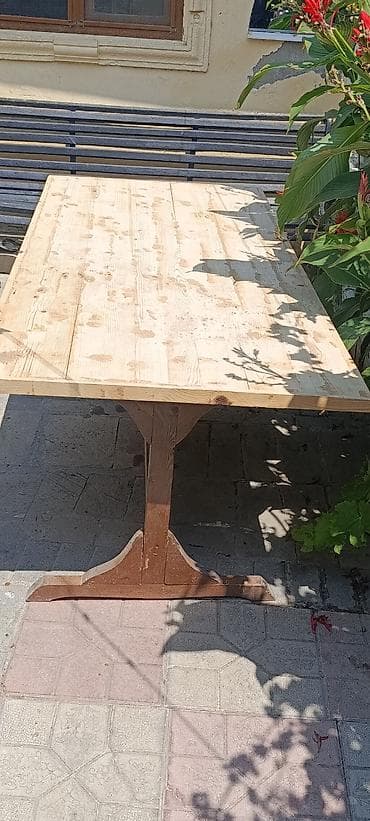 stol sutul: Taxta masa satilir ikisi birlikde 40manat tek 25qiymet sondur uz — 4
