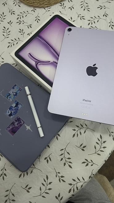 ipad 10 5: Apple iPad Air 11– inch (M2) bənövşəyi rəng - 10.9" Liquid Retina — 6