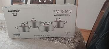 karaca qazan: Qazan, rəng - Boz, Paslanmayan polad, Karaca, Türkiyə — 1