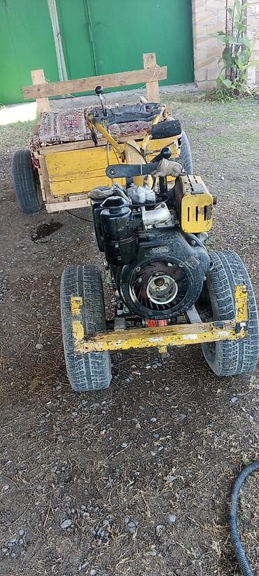 1221 belarus traktor: Özəyi gücləndirilmiş motoblok əsasında hazırlanmış mini-yükdaşıyıcı — 2
