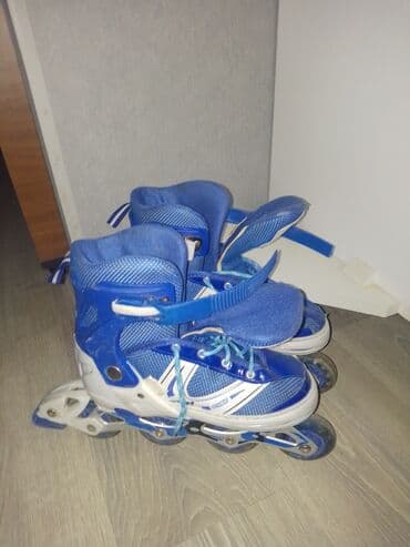 ədəbiyyat test toplusu 2023 pdf: Mavi rəngli inline roliklər (4 təkərli). - Bədənin materialı: möhkəm — 2