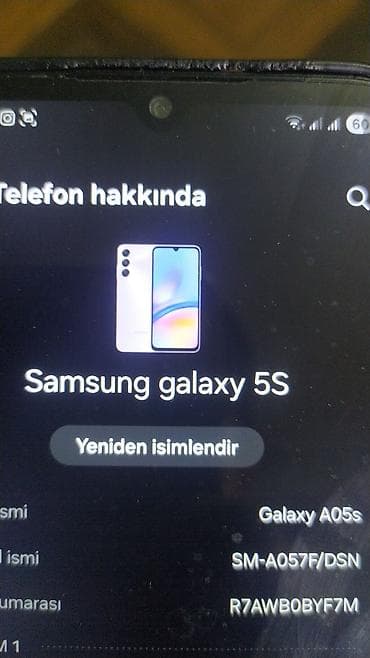 Samsung Galaxy A05s, 128 GB, rəng - Qara, İki sim kartlı
