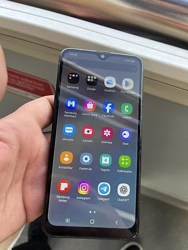ekran samsung s8: Samsung Galaxy A10s, 32 GB, rəng - Qara, Barmaq izi — 1