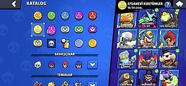Brawl Stars hesabı – tam kolleksiya, yüksək kuboklar və zəngin — 9