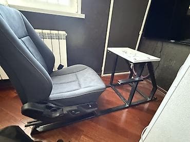 ikinci əl direl: Simulyator sürüş stendi – oturacaqla birlikdə - Güclü metal karkasdan — 1