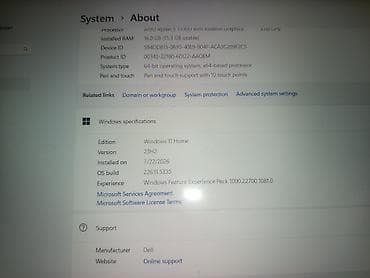 amd radeon: İşlənmiş Dell Inspiron, 16 ", AMD Ryzen 7, 512 GB, Pulsuz çatdırılma, Ödənişli çatdırılma — 7
