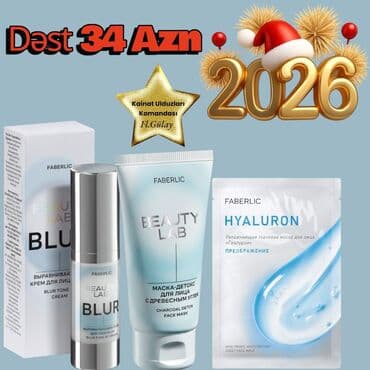 Красота и здоровье: Faberlic brendindən 2026 üçün hədiyyəlik dəstlər 1) Makiyaj dəsti – — 2