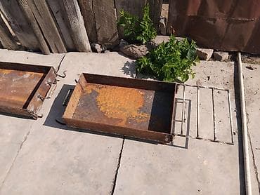 dəniz məhsulları satışı: Məhsul: Metal manqal qutuları (3 ədəd) - Material: qalın poladdan — 2