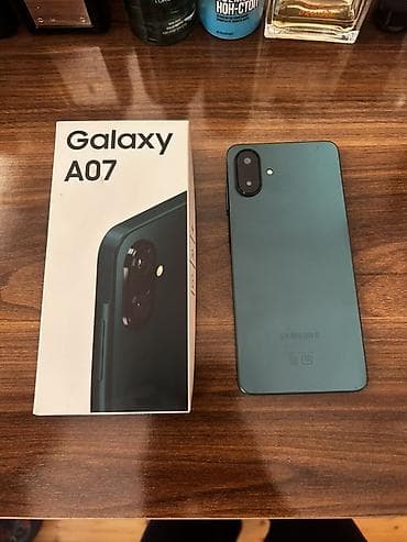 redmi note 7 ikinci el: Samsung Galaxy A07, rəng - Yaşıl, Barmaq izi — 2