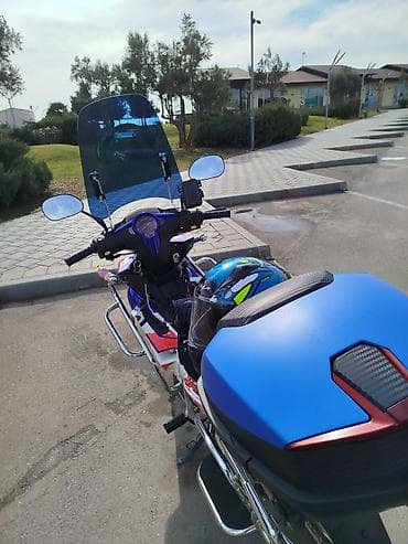 Motonəqliyyat: UCUZA VERECEM Moto şuşə külək qoruyucu: öz motosikletimdə bəyənmədim — 2