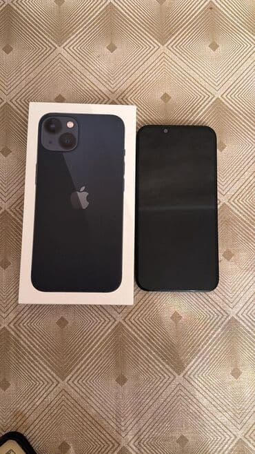 iphone 13 sade qiymeti: IPhone 13, Qara, Face ID — 4