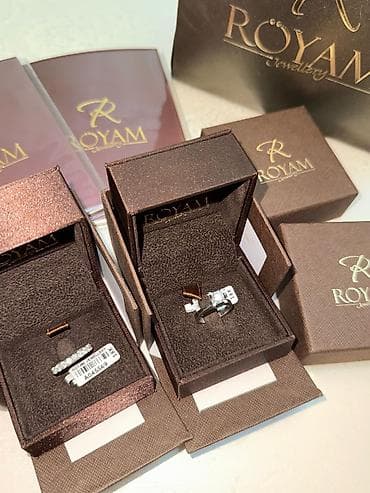 Dəstə daxildir: Üzük, Ağ qızıl, 750 Əyar