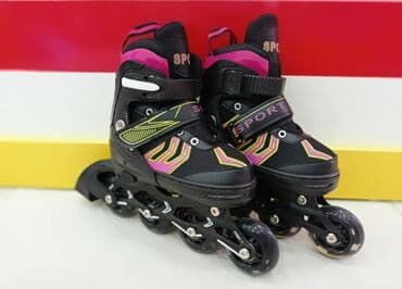 uşaqlar üçün tekerli krosovkalar: Roliklər, kaykaylar 🛼 🔹️hər ölçüsü var📏 🔹gel işıqlı təkərlər 🔸️ölkə — 1