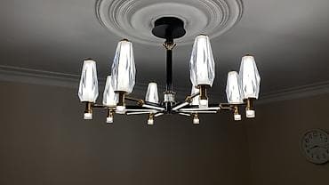 Led Çılçıraq, 4 və daha çox lampa, Metal