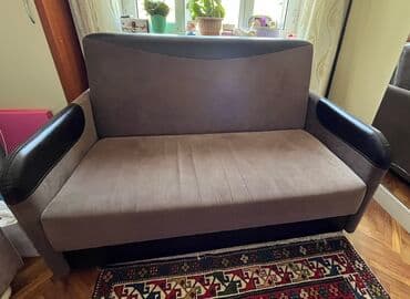 divan 2 əl: Divan, İşlənmiş, Açılan, Bazalı, Parça, Çatdırılma yoxdur — 3