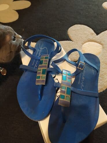 traktor altlıqlı bosonojkalar: Ölçü: 40, rəng - Göy, İşlənmiş — 2