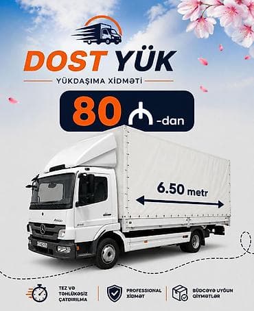 evden online is ilanları: Yük maşını sürücüsü tələb olunur, Dəyişən qrafik — 5