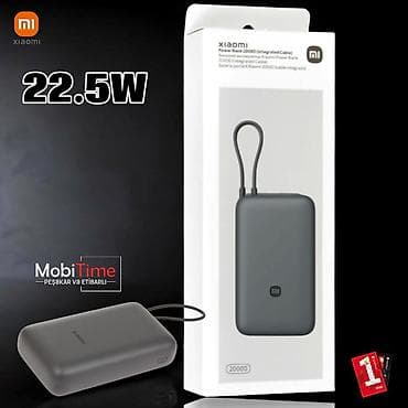 Powerbank Xiaomi, 20000 mAh, Yeni