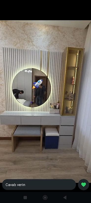 Məhsul: Modul iş/oxu masası üst dolablı Ölçü: 140×90×50 sm (şəkildə