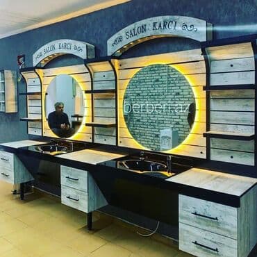 офисная мебель: İstənilən dizaynda və uyğun büdcəyə bütün növ Bərbər mebellərinin — 14