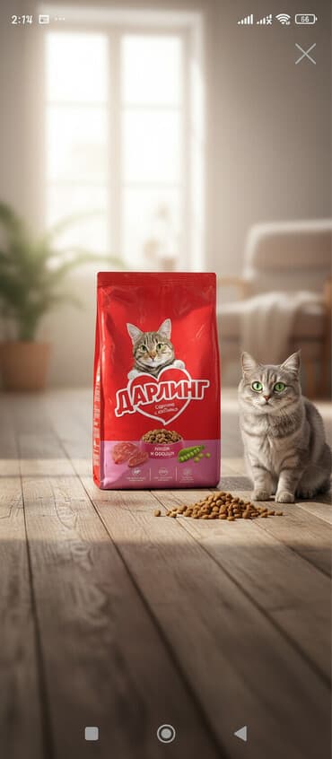 Darling quru pişik yemi – “Ət və tərəvəzlər” resepti .15 kq - Marka