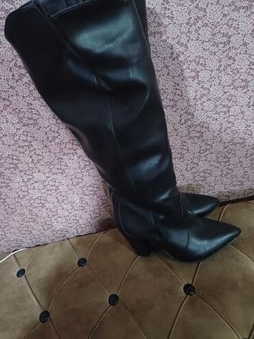 Botinka və botilyonlar: Uzunboğaz, Ölçü: 38, rəng - Qara, İşlənmiş — 3