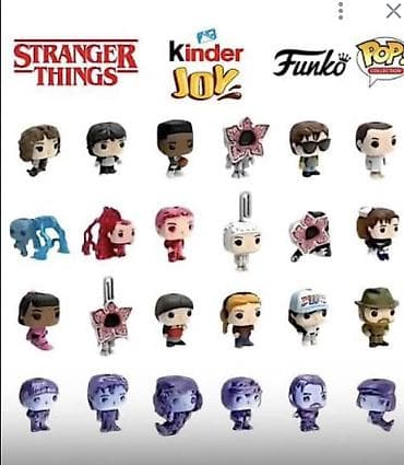 alçipan fiqur: Stranger Things x Kinder Joy x Funko mini fiqur kolleksiyası - Rəsmi — 1