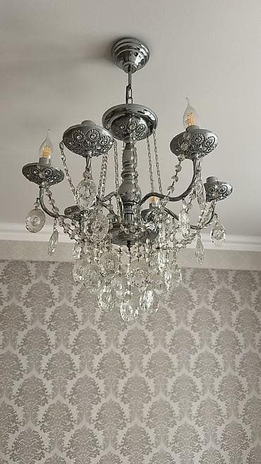 Çılçıraq, 6 lampa, Metal