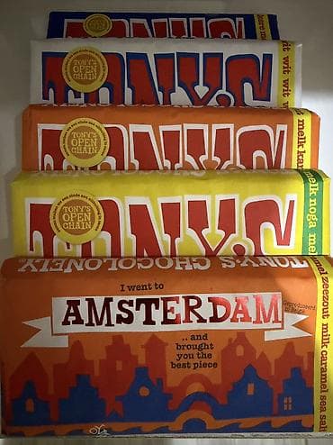 hediye paketi: Tony’s Chocolonely şokoladı – “I went to Amsterdam …and brought you — 2