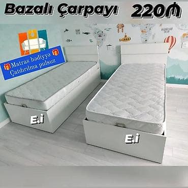 dosekler: Təknəfərlik çarpayı, Bazalı, Matras ilə — 1