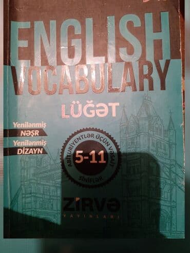 Məhsul: “English Vocabulary – Lüğət” Nəşriyyat: ZİRvə Yayınları